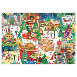 Gibsons Christmas Around The World 500 Piece Puzzle